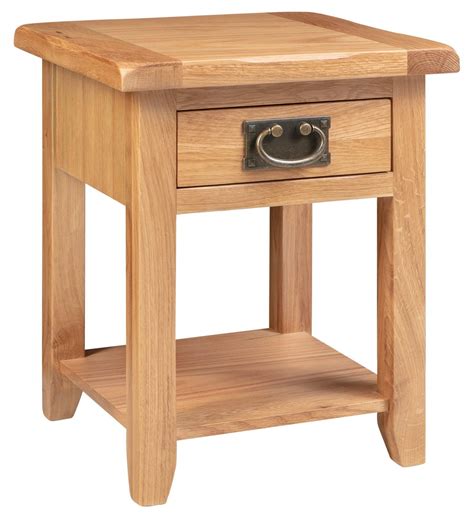 Buy Hallowood Furniture Monchique Oak Small Console Table With 1 Drawer