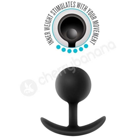 Buy Anal Adventures Platinum Silicone Vibra Plug With Inner Ball