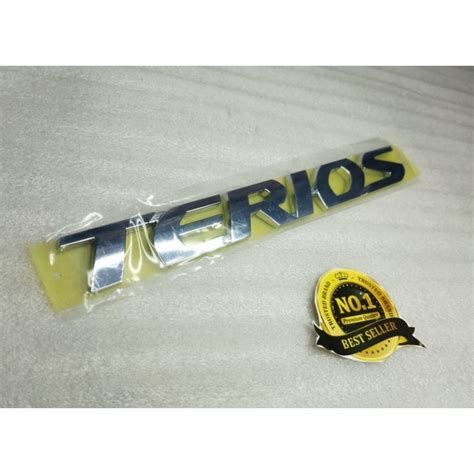 Jual Stiker Emblem Logo Tulisan Terios Shopee Indonesia