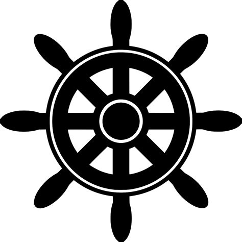 Svg Steering Boat Ship Wheel Free Svg Image Icon Svg Silh