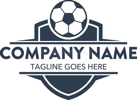 Unique Football Soccer Related Logo Template. Vector Stock Illustration ...