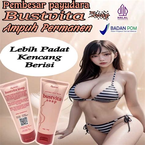 Jual QUENA BUSTVITA SOAP SABUN PENGENCANG DAN PEMBESAR PAYUDARA AMPUH