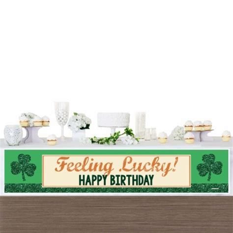 Big Dot of Happiness Irish Birthday - Shamrock Happy Birthday ...