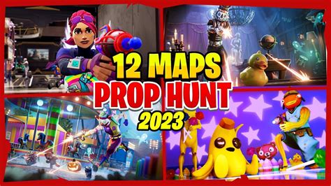 12 BEST PROP HUNT Creative Maps In Chapter 4 Fortnite Prop Hunt Map