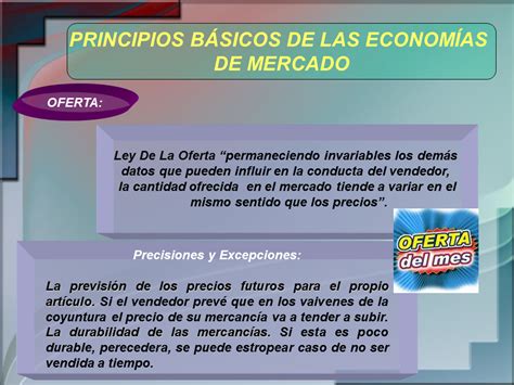 Principios Básicos De Las Economías De Mercado Powerpoint