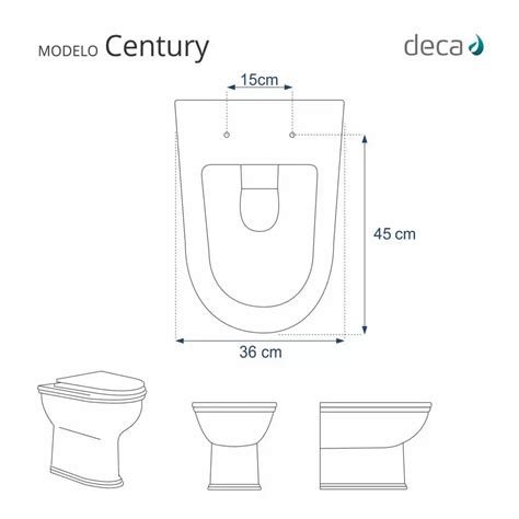 Assento Sanitario Poliester Century Branco Para Vaso Deca MadeiraMadeira