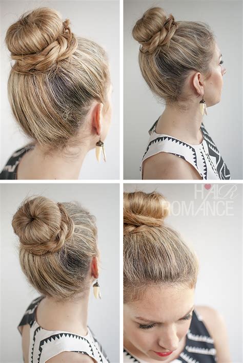 30 Buns In 30 Days Day 11 Donut Bun And Braid Hairstyle Hair Romance