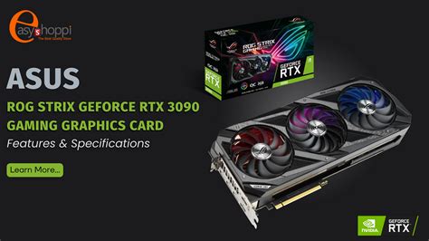 Asus ROG Strix GeForce RTX 3090 Gaming Graphics Card: Features ...