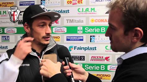 ASCOLI PRO VERCELLI 0 1 Intervista A Mattia Mustacchio YouTube