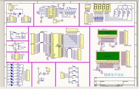 51单片机开发板pcb文件 原理图andstc常用芯片封装库 51系列全库 Altium Designer