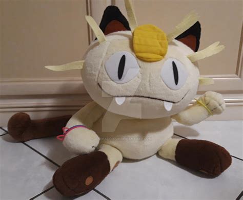 Meowth plush by DarkAudi1728 on DeviantArt