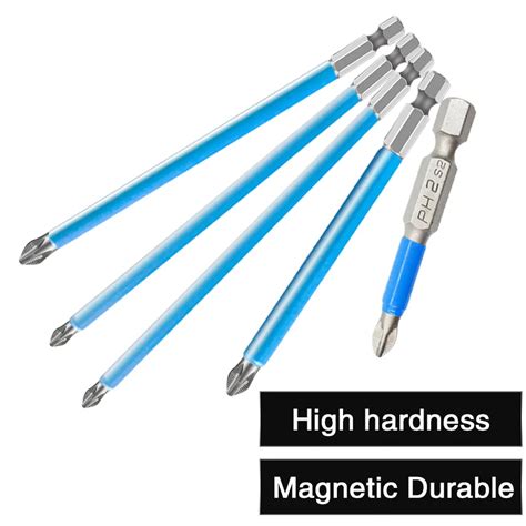 Dizainlife Ph Hex Shank Magnetic Cross Bit Drill Head Set For Electric