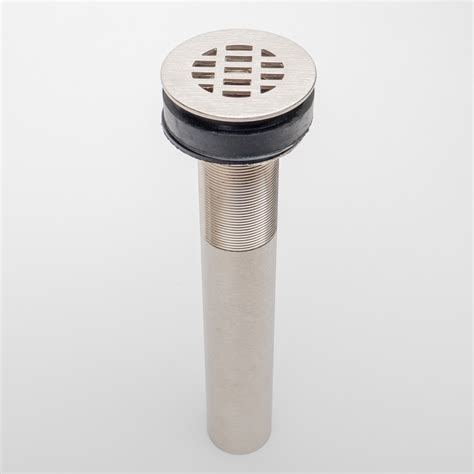 Slotted Flat Grid Strainer Drain Assembly Without Overflow Holes