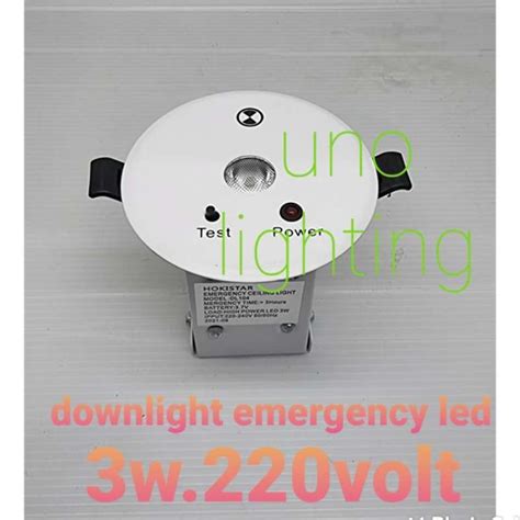 Promo Downlight Emergency Led UFO 3w 3watt Ceiling Plafon 3 Watt 3 W