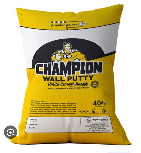 Champion Wall Putty 40 Kg At 800 Bag In Pune ID 2851604516188