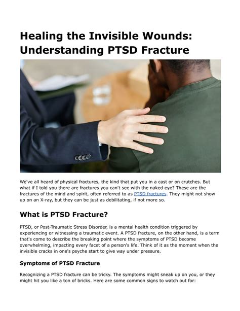 Ppt Healing The Invisible Wounds Understanding Ptsd Fracture