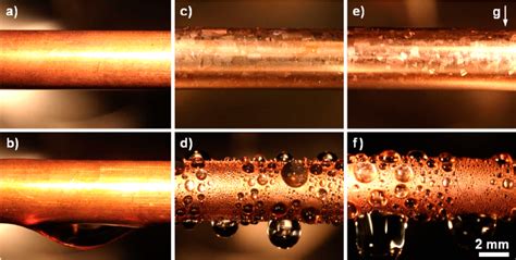 Photographs Of A Clean High Purity Copper Condenser Tube A Under