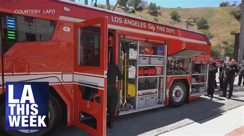 La This Minute Lafds New Electric Fire Engine Youtube