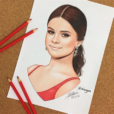 Via Instagram Ladyterezie Selena Gomez Drawing Selena Gomez