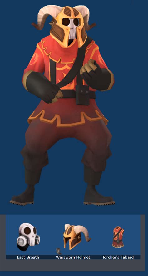 Try To Make A Loadout With The Warsworn Helmet Specifically On Pyro R