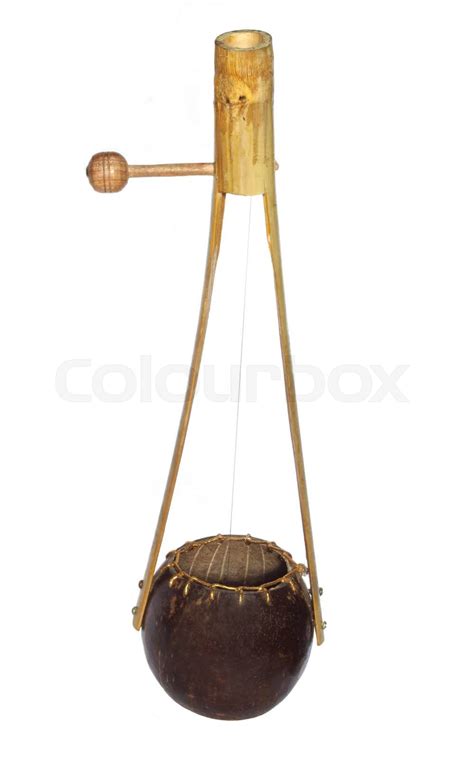 One stringed musical instrument known as Ektara | Stock image | Colourbox