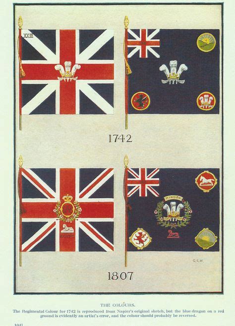 British Regimental Colours Napoleonic Ideas British Army