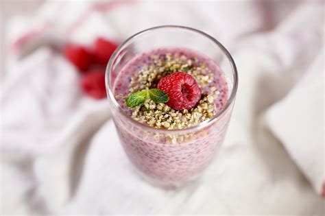 Raspberry Chia Pudding — Broke And Cooking