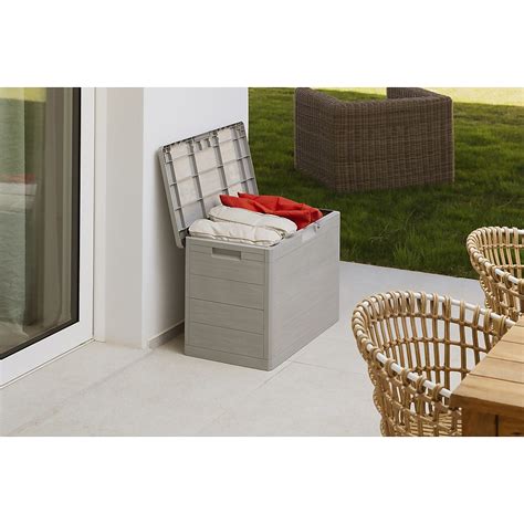 Toomax Garden Storage Box 160l Warm Grey Homebase