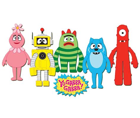 Yo Gabba Gabba Poster Cool Painting By Julie Elliot Fine Art America