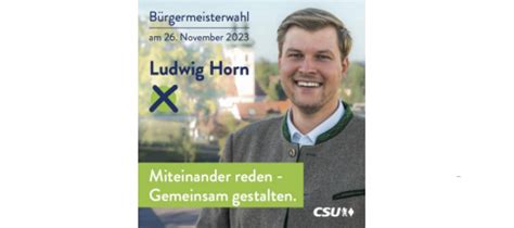 Bürgermeisterkandidat Horn stellt sich vor Tutzing Vor Ort News