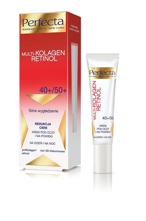 Perfecta Multi Kolagen Retinol 40 50 Krem redukujący cienie i