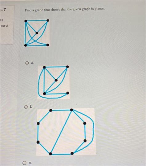 Solved Find A Graph That Shows That The Given Graph Is Chegg