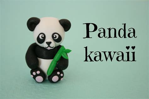 TUTO Panda En Fimo Polymer Clay Cuadros Adornos