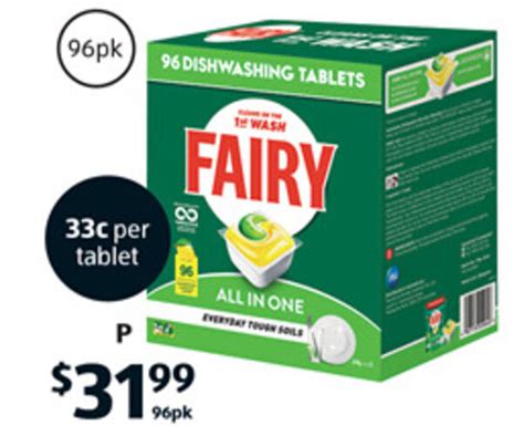 P Fairy All In One Dishwashing Offer At ALDI