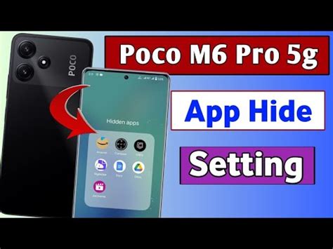 How To Hide Lock Apps In Poco M6 Pro 5g Poco M6 Pro 5g Me App Hide