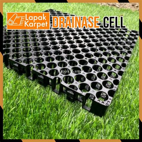 Jual Drainase Cell Alas Rumput Sintetis Ukuran Meteran