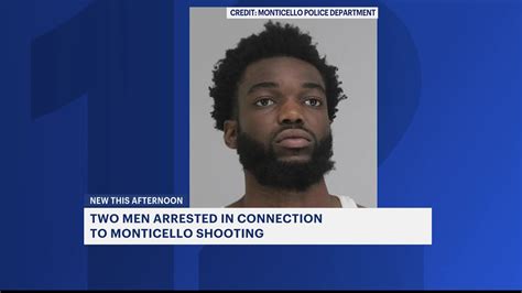 Police 2 Men Arrested In Connection To Monticello Shooting Incident