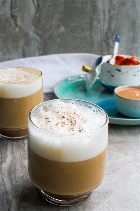 Pumpkin Spice Latte with REAL Pumpkin! (Vegan)