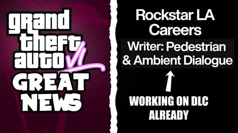 New Rockstar Dev Studio ALREADY WORKING On GTA 6 DLC YouTube