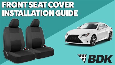 Universal Car Front Seat Cover Installation Guide Video 2021 Edition Youtube