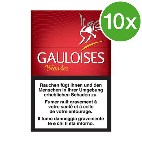 Achat Gauloises Blondes Rouges Cigarettes Box Migros