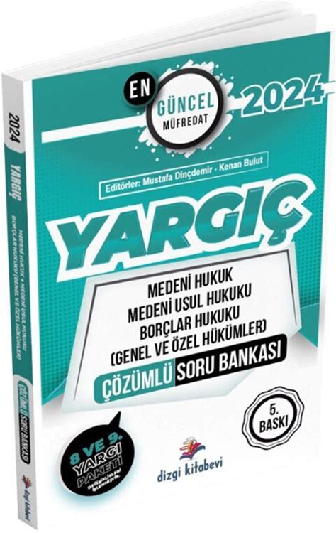 Dizgi Kitap Yargıç Medeni Hukuk Medeni Usul Hukuku Borçlar Hukuku Soru