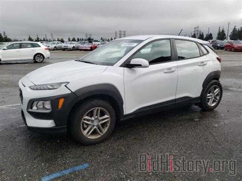 Report KM8K12AA3KU331039 HYUNDAI KONA 2019 WHITE GAS Price And Damage