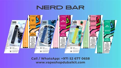 Nerd Bar Enjoy Nerd Bar Puffs Disposable Vape In Dubai Uae