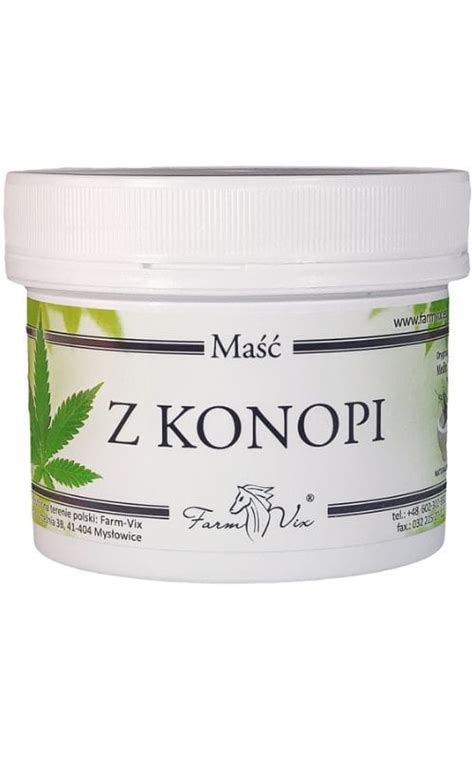 Maść z Konopi 150ml Farm Vix Skład Cena Opinie Sklep Życia