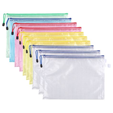 10pcs Mesh Zipper Pouch Zipper Bags, Puzzle Bag for Organizing Storage ...