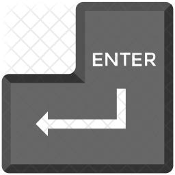 Enter key Icon - Download in Flat Style