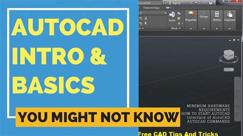 Introduction And Basics Of AutoCAD Free Cad Tips And Tricks