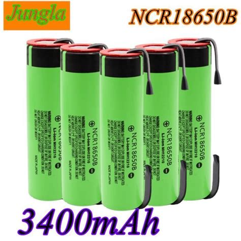 Pi Ces Batterie Rechargeable Au Lithium Souder Feuille De Nickel