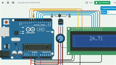 Tinkercad Temp Sensor